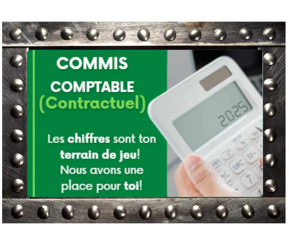 Commis comptable (contrat &#224; dur&#233;e ind&#233;termin&#233;e)